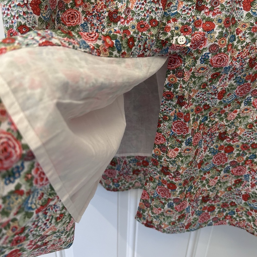 Hyacinth House Louisa Maxi Dress Size M NWT Red Floral Multi Cottage Feminine - Picture 11 of 16